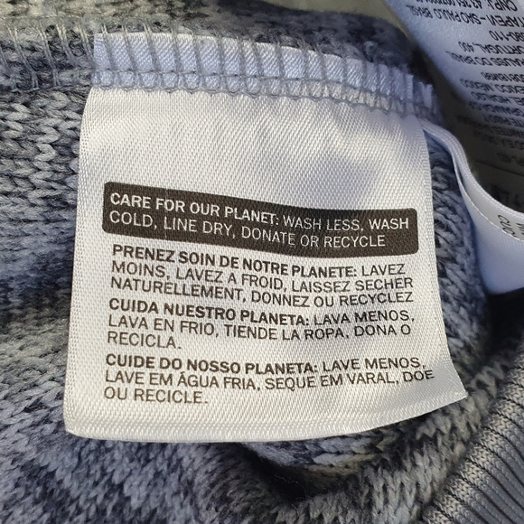 LEVI'S Meadow Fleece Crewneck Sweater Gray Women's Size M - Picture 13 of 15